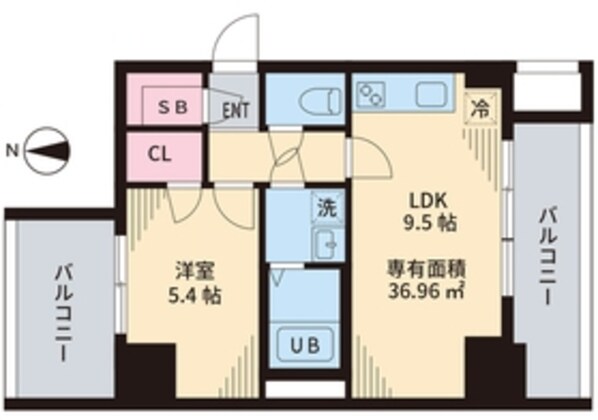 ＴＯＫＩＯ国立タワーの物件間取画像